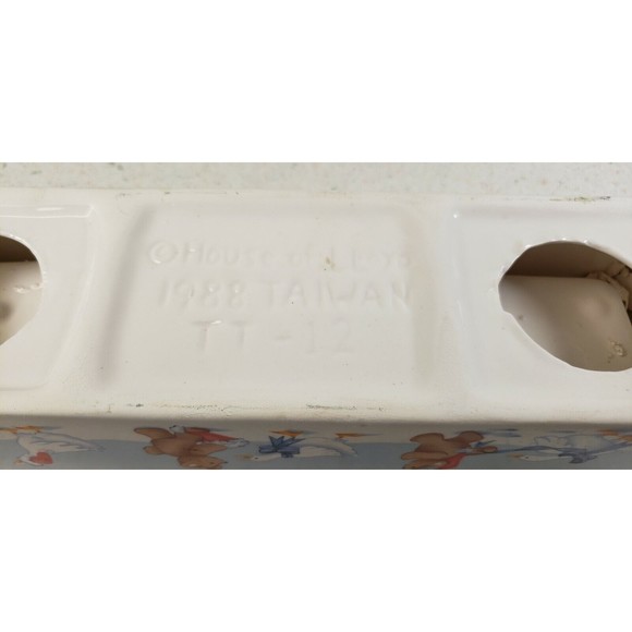 1988 House of Lloyd Christmas Goose & Bear "Quacker" Cracker Server Tray Dish - Picture 11 of 12